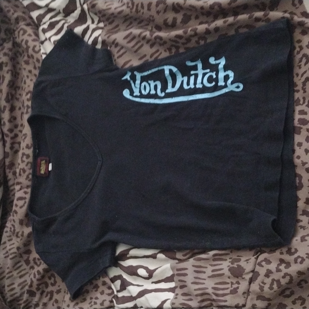 VON DUTCH BLACK W BABY BLUE💙 PRELOVED